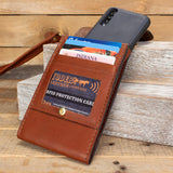 Brown Phone Wallet Purse