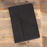 Black Bison Leather Notepad Porfolio