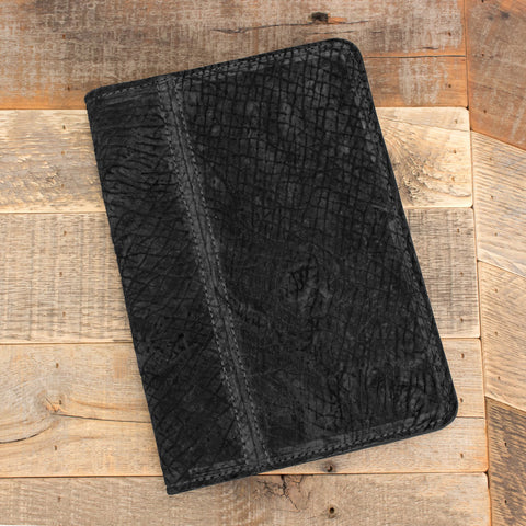 Black Hippo Leather Portfolio