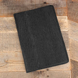 Black Sharkskin Portfolio Notepad Padfolio