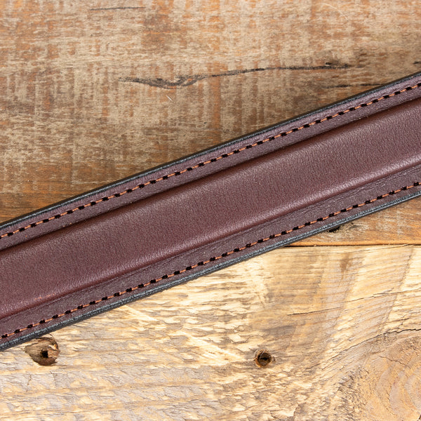 Raised Center Dark Brown Ranger Leather Dress Belt – Yoder Leather Company