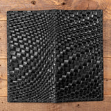 Basket Weave Black Rodeo Wallet