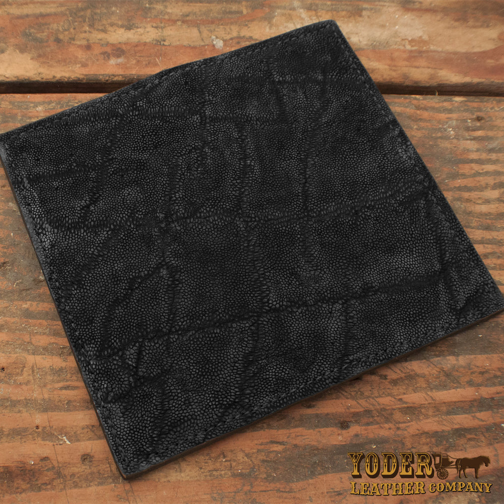 Black Elephant Rodeo Checkbook Wallet – Yoder Leather Company