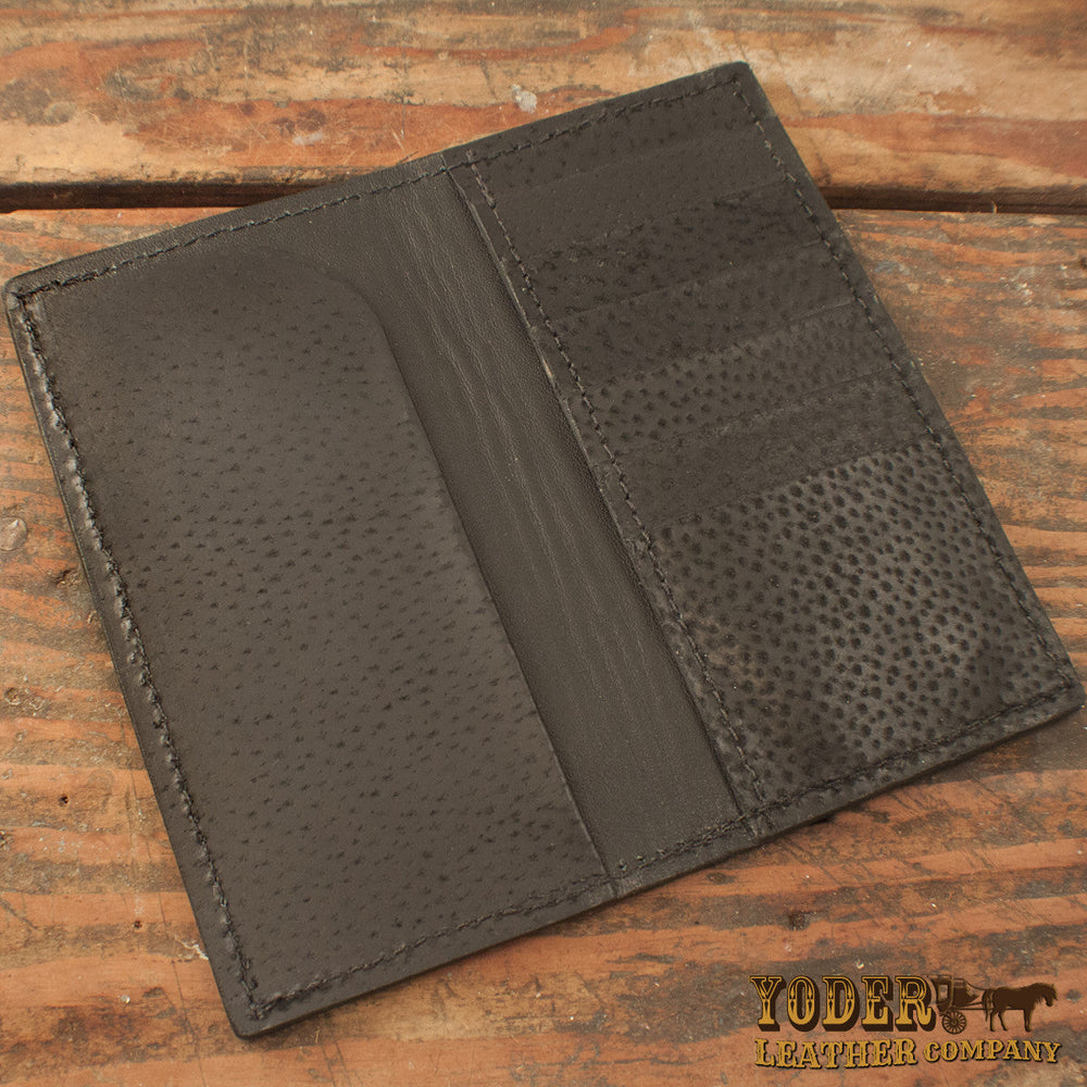 Ostrich Black Rodeo Wallet – Yoder Leather Company
