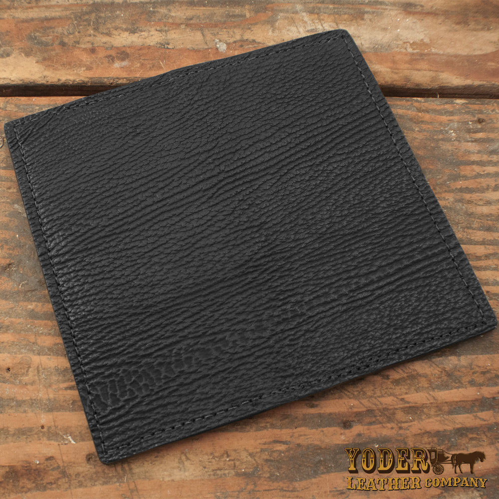 Black Shark Rodeo Checkbook Wallet – Yoder Leather Company