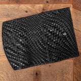 Basket Weave Black Clutch
