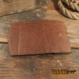 Brown Leather Clutch