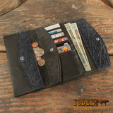 black elephant leather handbag clutches