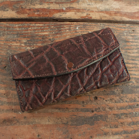 Dragon Fire Clutch Elephant Leather Wallet