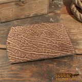 rustic brown clutch wallet