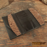 rustic brown elephant clutch bag