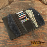 Black Hippo Clutch Purse
