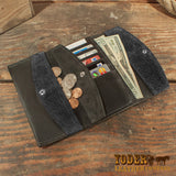 Hippo Leather Purse Bag Clutch