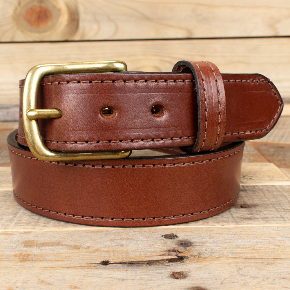 Mens Ostrich Leather Belt (order one size larger than the waist