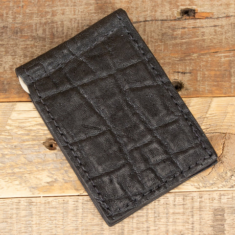 Elephant Hide Skinny Clip Wallet