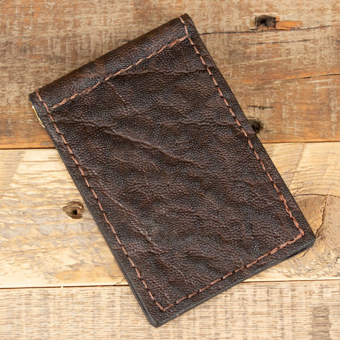 Elephant Hide Skinny Clip Wallet