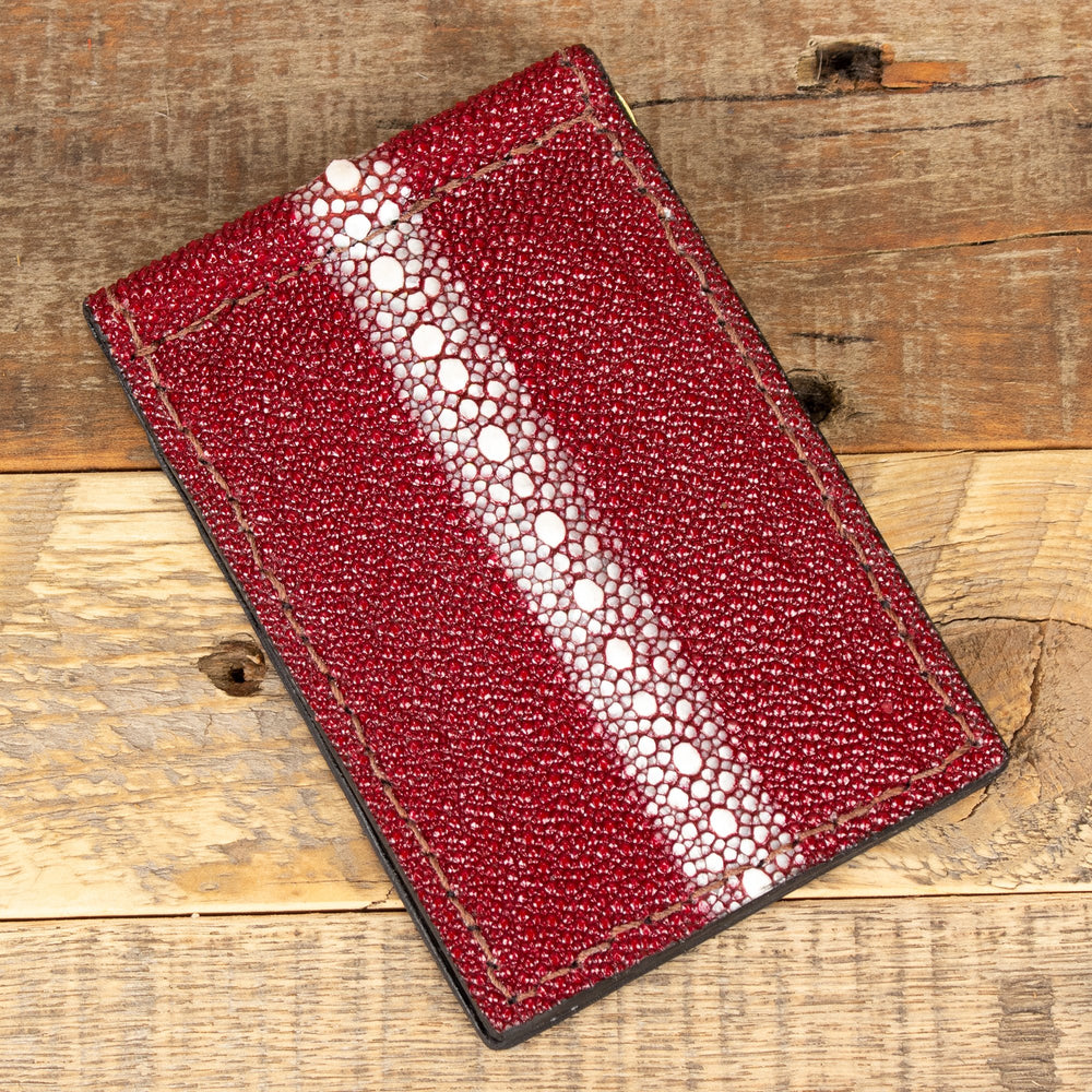 Red Stingray Thin Wallet