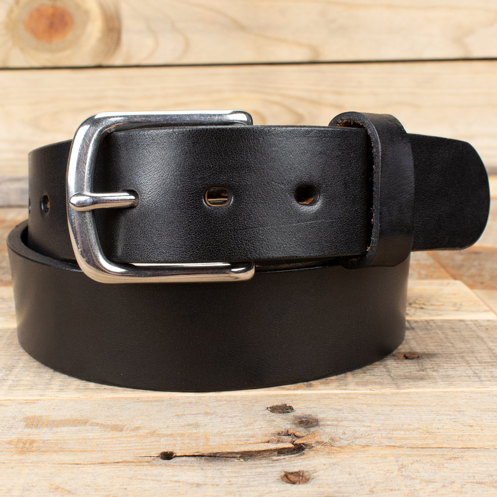 Black Smooth Bullhide Leather Belt – Yoder Leather Company