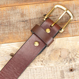 Smooth Bullhide Leather Belt