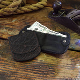 Dark Brown Elephant Cab Wallet Taxi Style