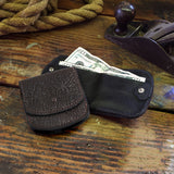 Black Shark Leather Cab Wallet Taxi Style