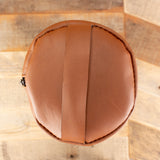 Cowhide Brown Toiletry Bag