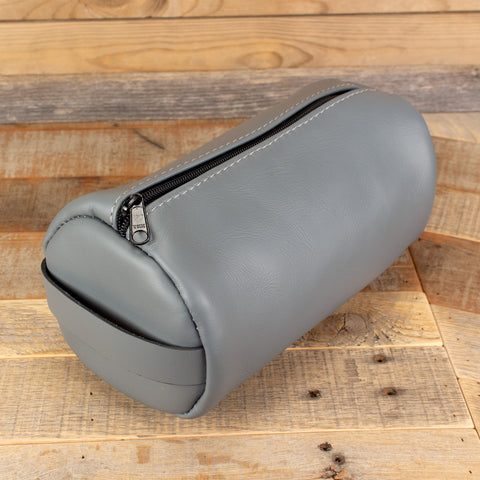 Gray Cowhide Toiletry Bag