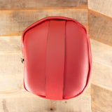 Red Leather Hygiene Bag