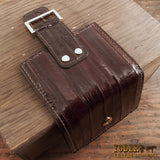 Women's Brown Eel Skin Wallet