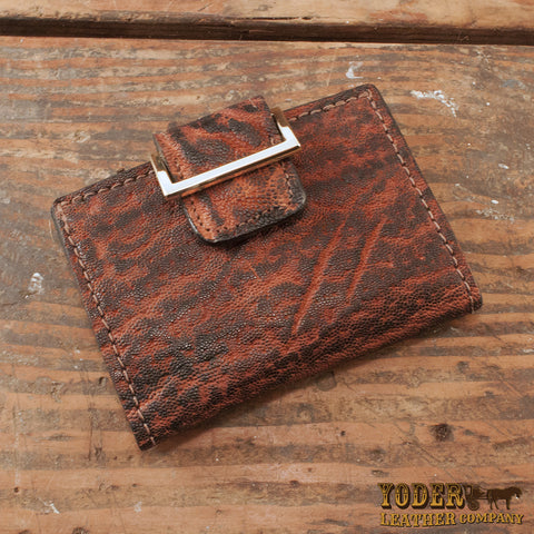 Women's Dragon Fire Elephant Leather Wallet