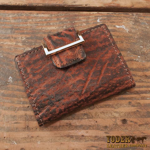 Women's Dragon Fire Elephant Leather Wallet