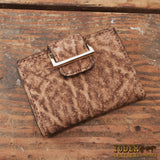 Rustic Brown Elephant Leather Women's Wallet