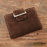 Brown Hippo Leather Women's Wallet